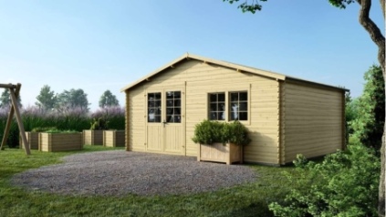 Gartenhaus, Gerätehaus 30m2 - 6x5m - 40mm