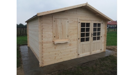 Gartenhaus, Gerätehaus 16m2 - 4x4m - 28mm