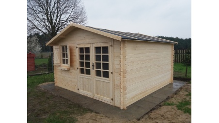 Gartenhaus, Gerätehaus 16m2 - 4x4m - 28mm