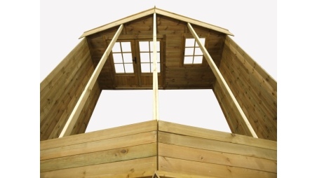 Gartenhaus, Gerätehaus 16m2 - 4x4m - 28mm