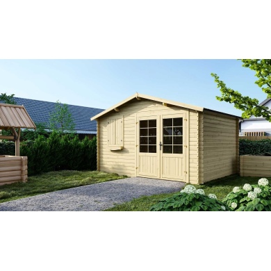 Gartenhaus, Gerätehaus 12m2 - 4x3m - 28mm