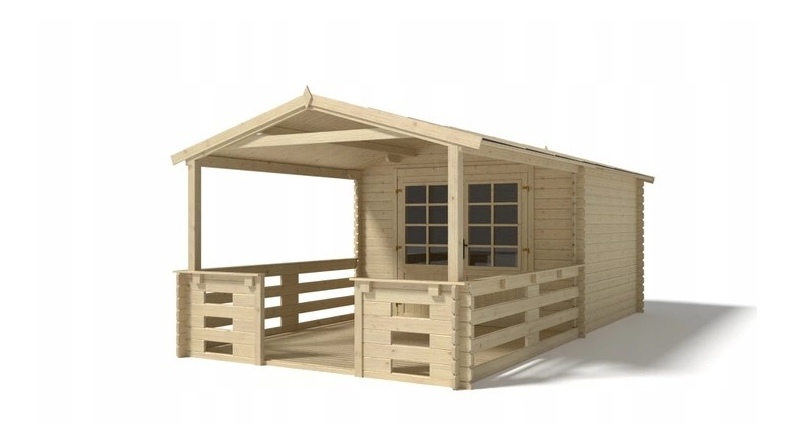 Gartenhaus, Gerätehaus – 3x3 m mit Anbau 3x2.76 m - 18 m²