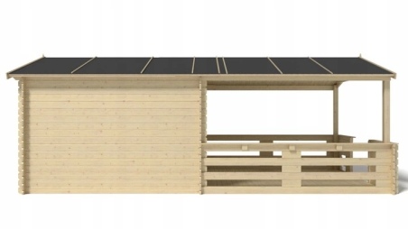 Gartenhaus, Gerätehaus – 3x3 m mit Anbau 3x2.76 m - 18 m²