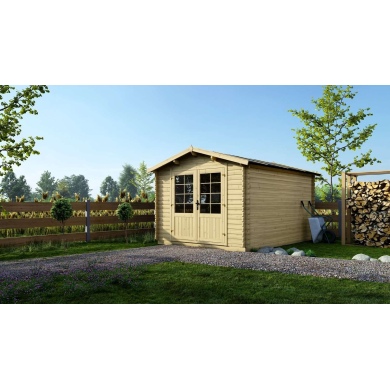 Gartenhaus, Gerätehaus 12m2 - 3x4m - 28mm