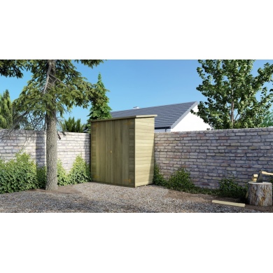 Geräteschrank 1.66x0.82m H.1.86 - mit Boden und Rückwand