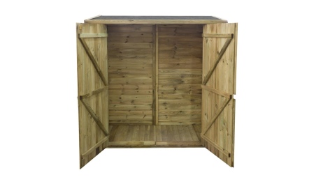 Geräteschrank 1.66x0.82m H.1.86 - mit Boden und Rückwand