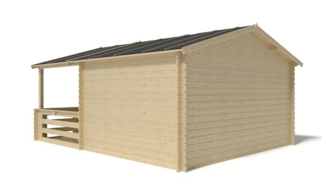 Gartenhaus, Gerätehaus – 4x3 m mit Anbau 4x2.76 m - 20 m²