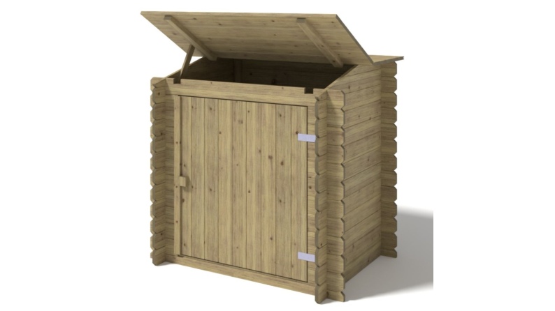 Gartenpoolschrank für Zubehör 1.2x0.89 m H.1.13 m - Imprägniert 