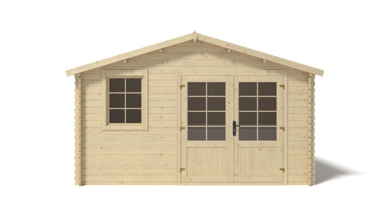 Gartenhaus, Gerätehaus 11.7m2 - 3.9x3m - 34mm