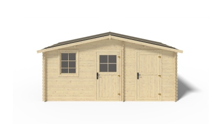 Gartenhaus, Gerätehaus 15m2 - 5x3m - 28mm