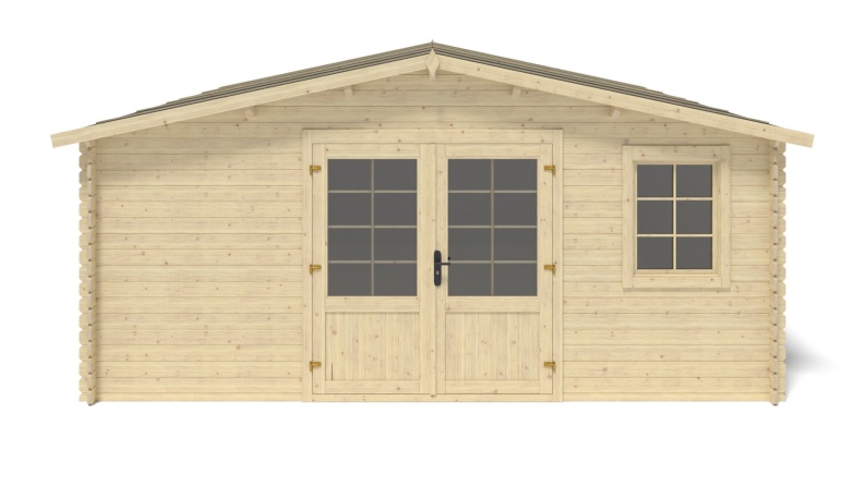 Gartenhaus, Gerätehaus 25m2 - 5x5m - 28mm