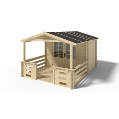 Gartenhaus, Gerätehaus – 3x2 m mit Anbau 3x1.76 m - 12 m²