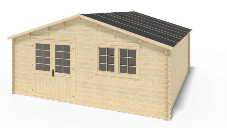 Gartenhaus, Gerätehaus 30m2 - 6x5m - 40mm