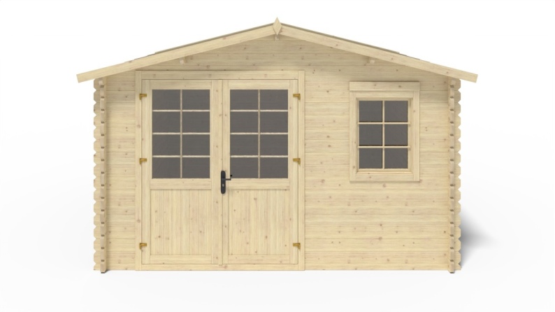 Gartenhaus, Gerätehaus 16m2 - 4x4m - 40mm