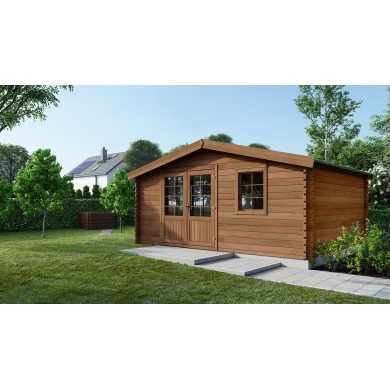 Gartenhaus, Gerätehaus 12m2 - 4x3m - 28mm - Imprägniert