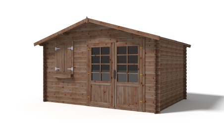 Gartenhaus, Gerätehaus 12m2 - 4x3m - 28mm - Imprägniert