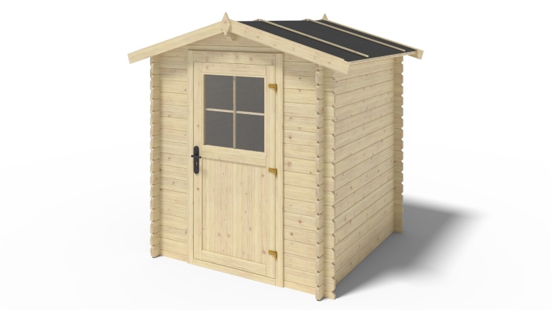 Gartenhaus, Gerätehaus 3.61m2 - 1.9x1.9m - 28mm