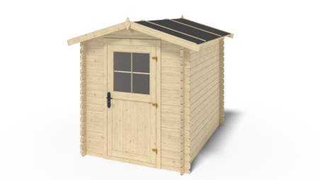 Gartenhaus, Gerätehaus 4.75m2 - 1.9x2.5m - 28mm