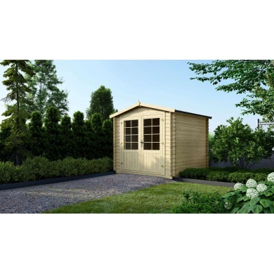 Gartenhaus, Gerätehaus 6.25m2 - 2.5x2.5m - 28mm