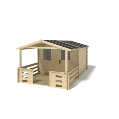 Gartenhaus, Gerätehaus – 3x2.5 m mit Anbau 3x2.26 m - 13.5 m²