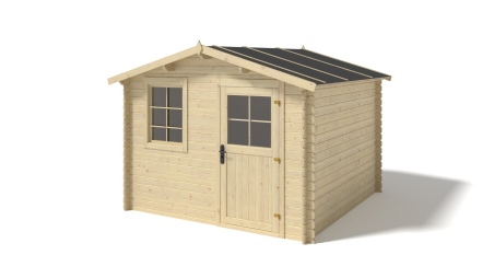 Gartenhaus, Gerätehaus – 3x2.5 m mit Anbau 3x2.26 m - 13.5 m²