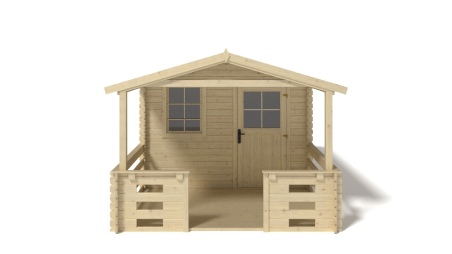 Gartenhaus, Gerätehaus – 3x2.5 m mit Anbau 3x2.26 m - 13.5 m²