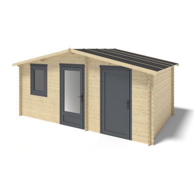 Gartenhaus, Gerätehaus 15m2 - 5x3m - 28mm