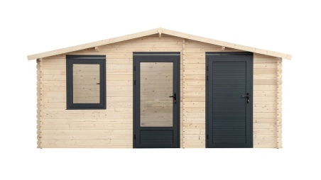 Gartenhaus, Gerätehaus 15m2 - 5x3m - 28mm