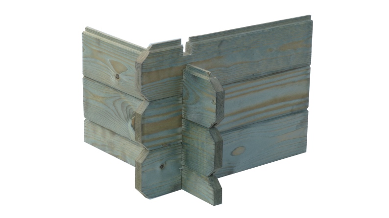 Gartenhaus, Gerätehaus 6m2 - 2x3m - 19mm - Imprägniert