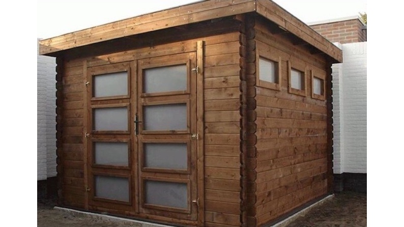 Gartenhaus, Gerätehaus 9m2 - 3x3m - 28mm - Imprägniert