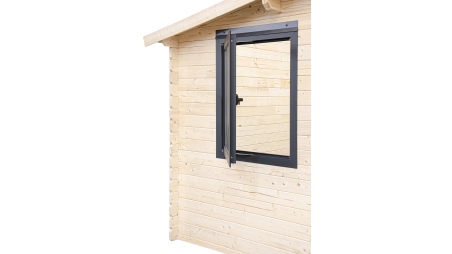 Gartenhaus, Gerätehaus – 5x3 m mit Anbau 5x2.76 m - 25 m²