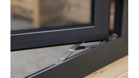 Gartenhaus, Gerätehaus – 5x3 m mit Anbau 5x2.76 m - 25 m²