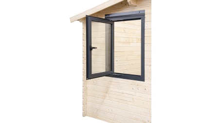 Gartenhaus, Gerätehaus – 5x3 m mit Anbau 5x2.76 m - 25 m²