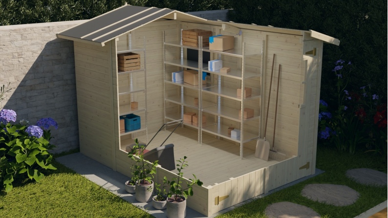 Gartenhaus, Gerätehaus 6m2 - 2.07x2.94m