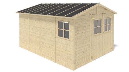 Gartenhaus, Gerätehaus 11.95m2 - 3.05x3.92m