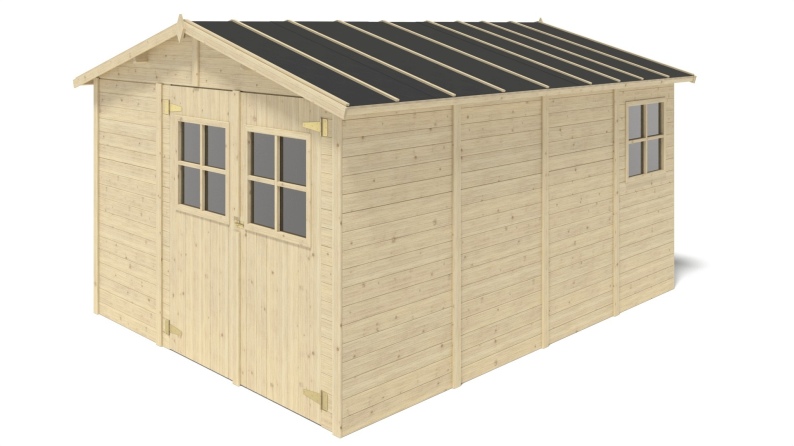 Gartenhaus, Gerätehaus 11.95m2 - 3.05x3.92m