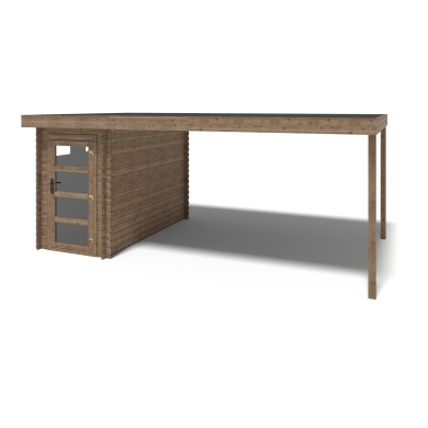 Gartenhaus, Gerätehaus 16m2 - 5.5x3m - 28mm - Imprägniert