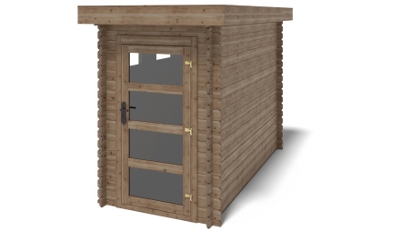 Gartenhaus, Gerätehaus 16m2 - 5.5x3m - 28mm - Imprägniert