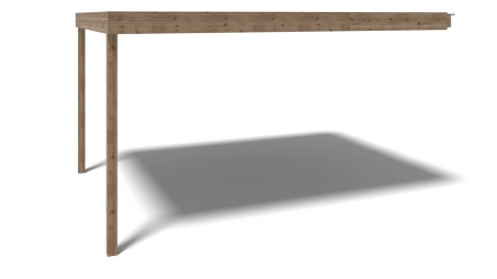 Gartenhaus, Gerätehaus 16m2 - 5.5x3m - 28mm - Imprägniert