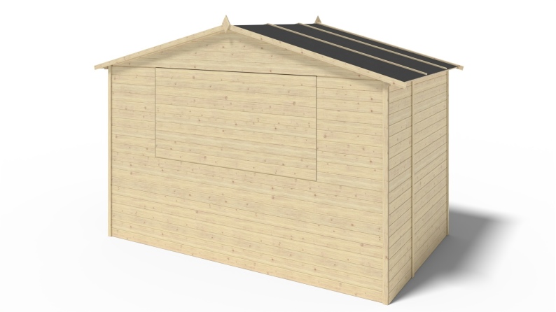 Kiosk-Handelshaus 5.72m2 - 3.11x1.84m - 19mm