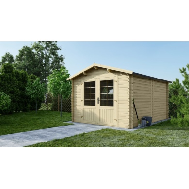 Gartenhaus, Gerätehaus 12m2 - 3x4m - 28mm