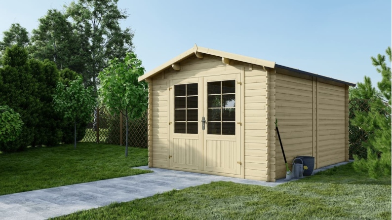 Gartenhaus, Gerätehaus 12m2 - 3x4m - 28mm