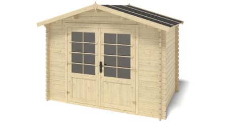 Gartenhaus, Gerätehaus 6m2 - 3x2m - 28mm