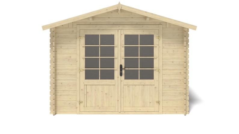 Gartenhaus, Gerätehaus 6m2 - 3x2m - 28mm
