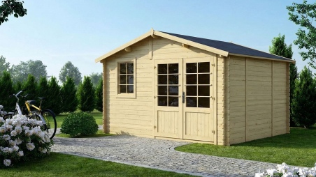 Gartenhaus, Gerätehaus 12m2 - 4x3m - 28mm