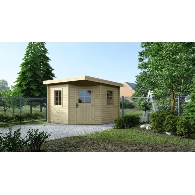 Gartenhaus, Gerätehaus 8m2 - 3x3m - 28mm