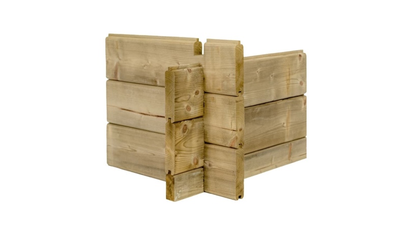 Gartenhaus, Gerätehaus 17.4m2 - 5.79x3m - 28mm - Imprägniert