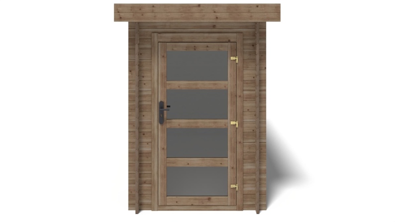 Gartenhaus, Gerätehaus 4.5m2 - 1.5x3m - 28mm - Imprägniert