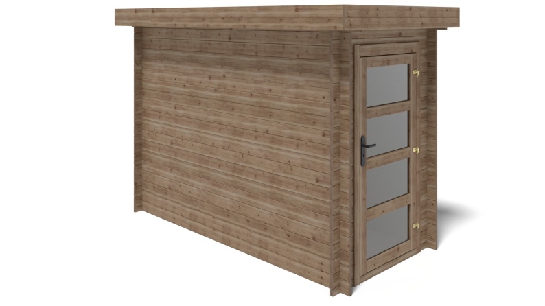 Gartenhaus, Gerätehaus 4.5m2 - 1.5x3m - 28mm - Imprägniert
