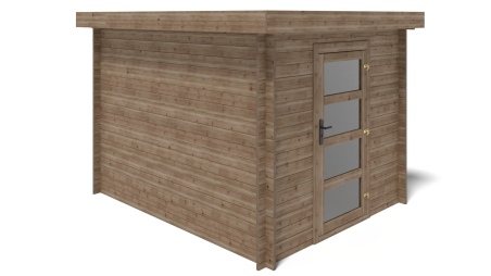 Gartenhaus, Gerätehaus 7.5m2 - 2.5x3m - 28mm - Imprägniert